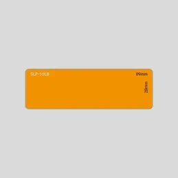 Seiko SLP-1OLB - 28 x 89mm, carta termica arancione, 130 etichette per rotolo