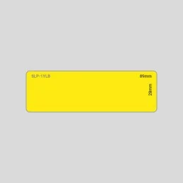 Seiko SLP-1YLB - 28 x 89mm, carta termica gialla, 130 etichette per rotolo
