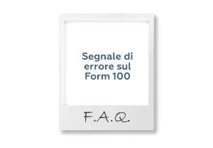 FAQ: Errore 103 sul display FORM 100.